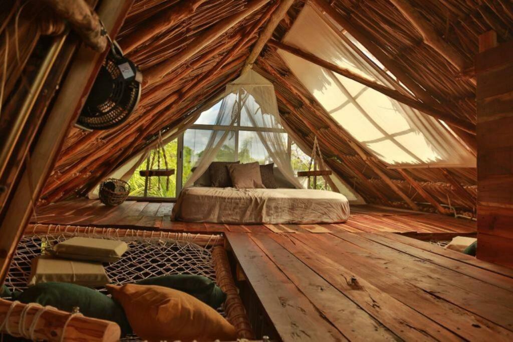Jungla Bacalar Apartment Bagian luar foto