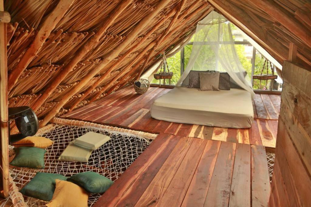 Jungla Bacalar Apartment Bagian luar foto