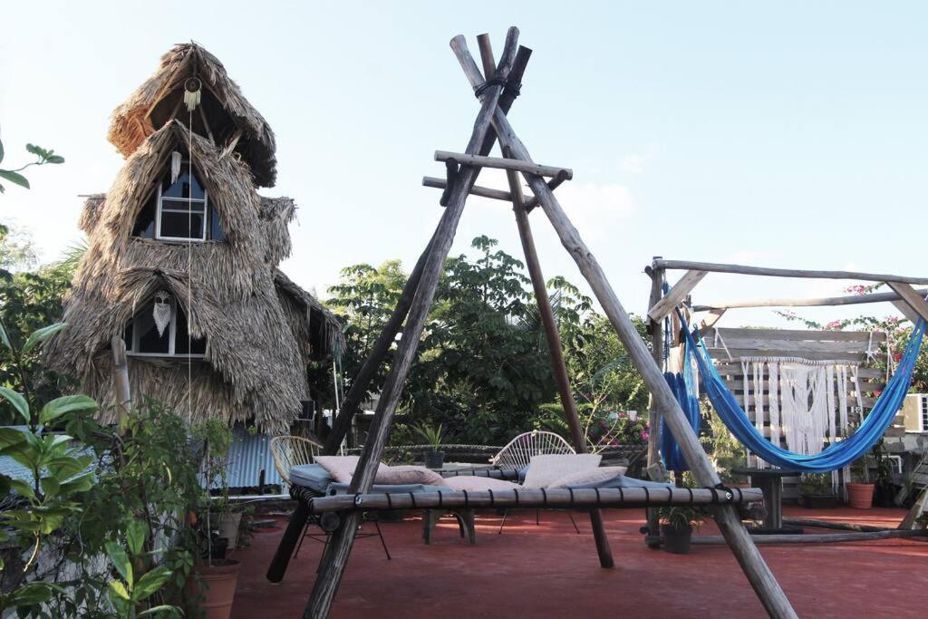 Jungla Bacalar Apartment Bagian luar foto